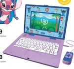 Ordinateur éducatif bilingue stitch 180 activités fr-ang - JouéClub à Cannes Ordinateur éducatif bilingue stitch 180 activités fr-ang en promo chez JouéClub Cannes à 99,99 €