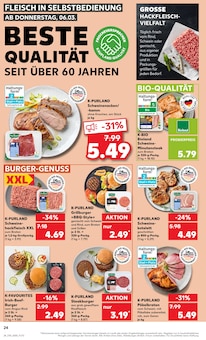 Schweinefleisch im Kaufland Prospekt "Aktuelle Angebote" mit 56 Seiten (Kassel)