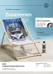 Volkswagen Prospekt für Greiz: Unsere Glanzstücke, 1 Seite, 01.03.2022 - 31.05.2022