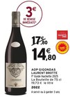 AOP Gigondas, - LAURENT BROTTE en promo chez Intermarché AOP Gigondas, - LAURENT BROTTE dans le catalogue Intermarché