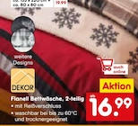 Aktuelle Bettwäsche Angebote bei Netto Marken-Discount in Stuttgart Aktuelles Flanell Bettwäsche ca. 135 x 200 cm + ca. 80 x 80 cm Angebot bei Netto Marken-Discount in Stuttgart ab 16,99 €