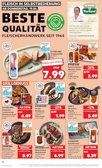 Bratwurst im aktuellen Kaufland Prospekt (Halle (Saale)) Bratwurst im Kaufland Prospekt "Aktuelle Angebote" mit 56 Seiten (Halle (Saale))