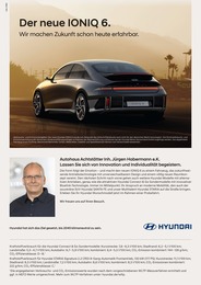 Werkstatt & Auto Prospekt von Hyundai Kaltenkirchen Hyundai Prospekt: "Der neue IONIQ 6", 8 Seiten, 15.11.2022 - 13.12.2022