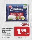 Aktuelle Mozzarella Angebote bei combi in Bielefeld Aktuelles Zottarella Maxi Rolle Angebot bei combi in Bielefeld ab 1,99 €