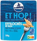 Effilochés de Thon Et Hop ! - Petit Navire en promo chez Colruyt Effilochés de Thon Et Hop ! - Petit Navire dans le catalogue Colruyt