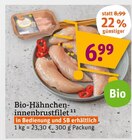 Bio-Hähncheninnenbrustlet im aktuellen tegut Prospekt für 6,99 €