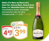 Aktuelles Blanc de Blancs Brut Angebot bei GLOBUS in Koblenz ab 3,99 €