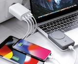 Chargeur secteur GaN USB 4 ports USB-A/USB-C 40W - REVOLT en promo chez PEARL Colombes à 10,99 €