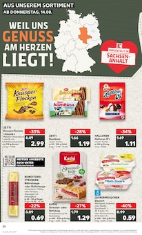 Milch im Kaufland Prospekt "Aktuelle Angebote" mit 58 Seiten (Halle (Saale))