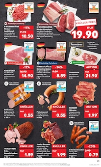 Rindfleisch im Kaufland Prospekt "Aktuelle Angebote" mit 54 Seiten (Essen)