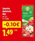 Apfelsaft, klar von Solevita im aktuellen Lidl Prospekt