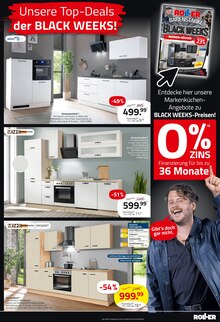 Küche im ROLLER Prospekt "BÄRENSTARKE BLACK WEEKS" mit 18 Seiten (Bochum)