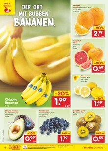 Bananen im Netto Marken-Discount Prospekt "Aktuelle Angebote" mit 58 Seiten (Jena)