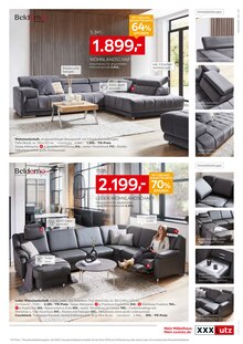 Ecksofa im aktuellen XXXLutz Möbelhäuser Prospekt (Duisburg) Ecksofa im XXXLutz Möbelhäuser Prospekt "Polster Spezial" mit 18 Seiten (Duisburg)