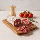 Saucisson sec artisanal aux noisettes DEBROAS en promo chez Carrefour Market Saucisson sec artisanal aux noisettes DEBROAS dans le catalogue Carrefour Market