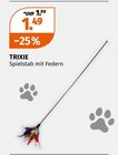 Spielstab mit Federn im Angebot bei Müller in Bamberg Spielstab mit Federn Angebote von TRIXIE bei Müller Bamberg für 1,49 €
