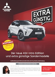 Mitsubishi Prospekt für Mülheim: "Extra Günstig", 8 Seiten, 16.09.2024 - 13.10.2024