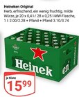 Aktuelle Heineken Angebote bei GLOBUS in Mannheim Aktuelles Heineken Original Angebot bei GLOBUS in Mannheim ab 15,99 €