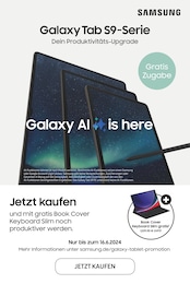 Samsung Prospekt für Pfannenschoppen: "Galaxy AI is here", 6 Seiten, 03.06.2024 - 16.06.2024