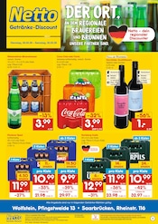 Cola im Netto Marken-Discount Prospekt in Sulzbach Aktueller Netto Marken-Discount Prospekt mit Cola, "DER ORT, AN DEM DU IMMER AUSGEZEICHNETE PREISE FINDEST.", Seite 1