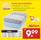 Netto Marken-Discount Dietenheim - Frottee Spannbettlaken Angebot im Prospekt Frottee Spannbettlaken bei Netto Marken-Discount im Dietenheim Prospekt für 9,99 €
