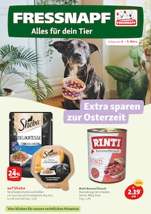 Aktueller Fressnapf Prospekt "Alles für dein Tier" Seite 1 von 22 Seiten für Bremen