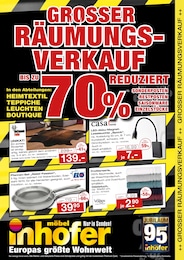 Möbel Inhofer Akku im Prospekt 