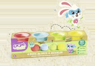 4 Pots de Pâte à Modeler