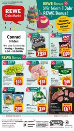 Aktueller REWE Prospekt mit Wasser, "Dein Markt", Seite 1