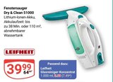 Aktuelles Fenstersauger Dry & Clean 51000 Angebot bei GLOBUS in Duisburg ab 3,99 €