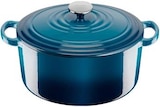 Cocotte Tefal Cocotte ovale fonte d''acier23x29 cm Elegance Bleu des Alpes E2740604 - Tefal dans le catalogue Darty