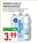 Mineralwasser im Angebot bei Marktkauf in Paderborn Mineralwasser Angebote von RHEINFELS QUELLE bei Marktkauf Paderborn für 3,99 €