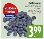Heidelbeeren im E xpress Prospekt Heidelbeeren von im aktuellen E xpress Prospekt für 3,99 €