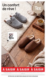 Promos Chaussures dans le catalogue "Tex" de Carrefour Chaussures en promo dans le catalogue Carrefour à la page 3