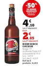 BIERE - Rince Cochon en promo chez Super U Bourges à 2,05 €
