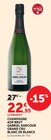 Champagne AOP brut grand cru blanc de blancs - GABRIEL DARCOUR - Super U à Palaiseau Champagne AOP brut grand cru blanc de blancs - GABRIEL DARCOUR en promo chez Super U Palaiseau à 22,95 €