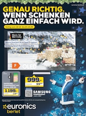 Aktueller EURONICS Bergkamen Prospekt "GENAU RICHTIG. WENN SCHENKEN GANZ EINFACH WIRD." mit 16 Seiten