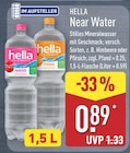 Near Water Himbeere im Angebot bei ALDI Nord in Falkensee Near Water Himbeere Angebote von HELLA bei ALDI Nord Falkensee für 0,89 €
