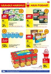 Prix et réduction Alimentation dans le prospectus Carrefour Market en cours Offre Alimentation dans le catalogue Carrefour Market du moment à la page 3