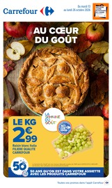 Promos Fruits Et Légumes dans le catalogue "AU COEUR DU GOÛT" de Carrefour Fruits Et Légumes en promo dans le catalogue Carrefour à la page 1