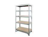 Étagère garage bois/métal "Hecta" 5 tablettes - H.180 x l.67,5 x P.40 cm - Cooke and Lewis en promo chez Brico Dépôt Sucy-en-Brie à 39,90 €