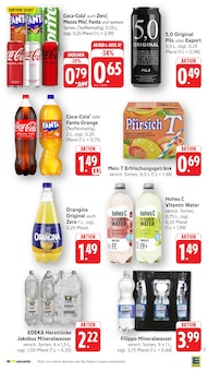 Coca Cola im EDEKA Prospekt "Aktuelle Angebote" mit 43 Seiten (Albstadt)