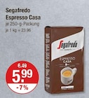 Espresso Casa im V-Markt Prospekt Espresso Casa von Segafredo im aktuellen V-Markt Prospekt für 5,99 €