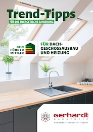 Gerhardt Prospekt für Groß-Umstadt: "Trend-Tipps FÜR DIE ENERGETISCHE SANIERUNG", 8 Seiten, 18.10.2024 - 27.10.2024