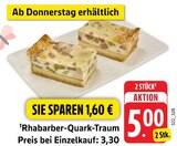Rhabarber-Quark-Traum Angebote bei E center Darmstadt für 5,00 €