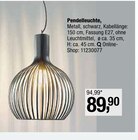Pendelleuchte im Angebot bei Opti-Wohnwelt in Würzburg Pendelleuchte Angebote bei Opti-Wohnwelt Würzburg für 89,90 €