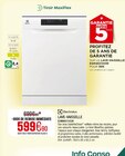 Extra Orléans - Promo Lave-vaisselle Promo Lave-vaisselle à 599,90 € dans le catalogue Extra à Orléans