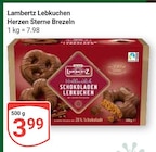 Lebkuchen Herzen Sterne Brezeln Angebote von Lambertz bei GLOBUS Wiesbaden für 3,99 €