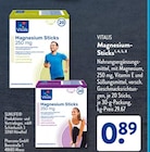 Magnesium Sticks im ALDI SÜD Prospekt Magnesium Sticks von Vitalis im aktuellen ALDI SÜD Prospekt für 0,89 €