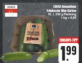 EDEKA Seßlach - Heimatliebe Fränkische Mini-Gurken Angebot im Prospekt Heimatliebe Fränkische Mini-Gurken bei EDEKA im Seßlach Prospekt für 1,99 €